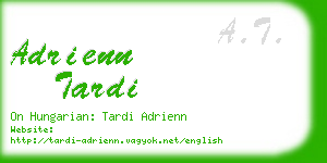 adrienn tardi business card